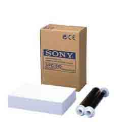 (Sony UPC-510)  1 color Ink Ribbon + 2 Packs paper (100 prints ea.)