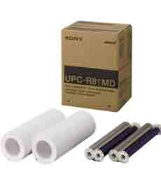(Sony Print Pack UPC-R81MD) 2 Ink Ribbons + 2 Packs paper (100 prints ea.)