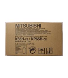 (K65-HM/KP65-HM) Mitsubishi 4X5 Printer Paper For printers: P-40U,P-50U,P-63UM,P-65U,P-67UA,P-68U,P-90U,P-90W,P-91W,P-91DW,P93W, P-93DW (4 rolls/box)